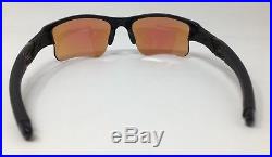 100% AUTHENTIC Oakley 24-428 FLAK JACKET Black w PRIZM GOLF XLJ Lens Sunglasses