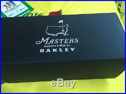 2016 Official Masters Oakley Sunglasses Tinfoil Carbon Limited Edition /100