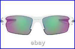 Authentic Oakley Flak 2.0 Sunglasses OO9295-06 White Prizm Golf Frames 59MM