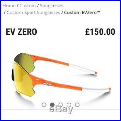 BNWT Oakley EVZero Path Custom Sport Sunglasses Cricket Cycling Golf Running