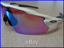 Brand New Oakley Radar Ev Pitch Polished White Prizm Golf Sunglasses OO9211-05