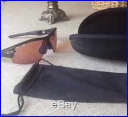 Custom oakley radar pitch sunglasses, vented g30 iridium lenses
