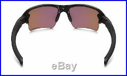 Genuine Oakley Sunglasses FLAK 2.0 XL OO9188-05 Polished Black WithPrizm Golf $170