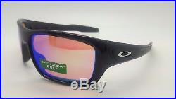NEW AUTHENTIC Oakley Turbine sunglasses pol Black Prizm Golf oo9263-30 G30 wrap
