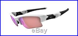NEW AUTHENTIC Oakley sunglasses Flak Jacket XLJ White G30 golf lenses 03-908