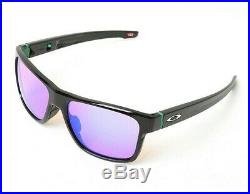 NEW OAKLEY CROSSRANGE GOLF Polished Black Prizm Sunglasses OO 9371 1257 Asia Fit