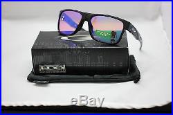 New Oakley Crossrange Sunglasses Polished Black / Prizm Golf 9361-0457