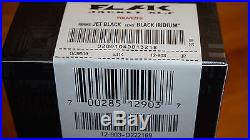 NEW OAKLEY FLAK JACKET XLJ Jet Black/Black Iridium Polarized 12-903