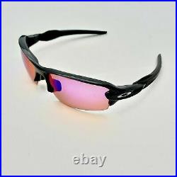 NEW OAKLEY OO9271-09 (A) FLAK 2.0 Polished Black/Prizm Golf Sunglasses