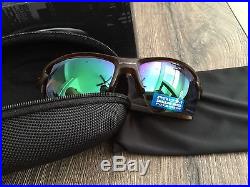 NEW OAKLEY Sunglasses FLAK 2.0 XL POLARIZED Matte Rootbeer/PRIZM H20 Golf Radar