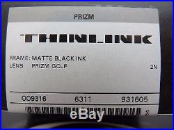NEW OAKLEY THINLINK 9316-05 MATTE BLACK INK PRIZM GOLF SUNGLASSES 63mm AUTHENTIC