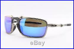 NEW Oakley Badman 6020-04 Polarized Carbon Sports Cycling Golf Sunglasses