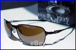 NEW Oakley C-Wire Sunglasses, Earth Brown / Tungsten Iridium Lens, OO4046-05