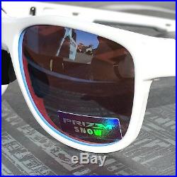 NEW Oakley CROSSRANGE WHITE w PRIZM Rose Blue Snow Golf Lens Sunglass 9359