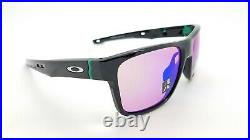 NEW Oakley Crossrange sunglasses Polished Black PRIZM Golf 9371-0357 AUTHENTIC