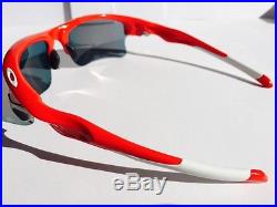 NEW Oakley FAST JACKET XL Red w 00 Red Iridium & G30 2-Lens Golf Sunglasses