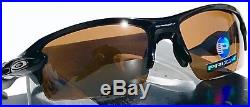NEW Oakley FLAK 2.0 BLACK w POLARIZED TUNGSTEN PRIZM Golf Sunglass oo9295-20