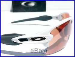 NEW Oakley FLAK 2.0 Matte WHITE w PRIZM Dark GOLF Lens Sunglass 9188-B1