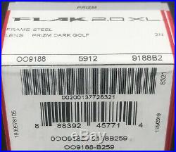 NEW Oakley FLAK 2.0 XL in LEAD Steel w PRIZM Dark Golf Sunglass 9188-B2