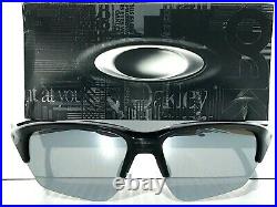 NEW Oakley FLAK BETA Black W POLARIZED Galaxy Chrome Iridium Sunglass 9363