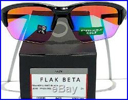 NEW! Oakley FLAK BETA Black polished w PRIZM GOLF Lens Sunglass 9363-04