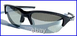 NEW Oakley FLAK BETA Matte Black POLARIZED Galaxy Chrome Iridium Sunglass 9363
