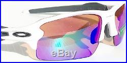 NEW Oakley FLAK JACKET 2.0 White PRIZM GOLF Lens Sunglass oo9295-06
