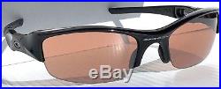 NEW Oakley FLAK JACKET Black Polished w G40 Golf Angler Lens Sunglass oo9008