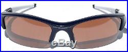 NEW Oakley FLAK JACKET Blue Polished w G40 Golf Angler Lens Sunglass oo9008