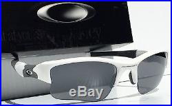 NEW Oakley FLAK JACKET WHITE w Black Iridium XL Lens Golf Sunglass 03-882 $200