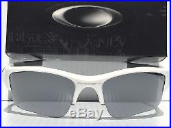 NEW Oakley FLAK JACKET WHITE w Black Iridium XL Lens Golf Sunglass 03-882 $200