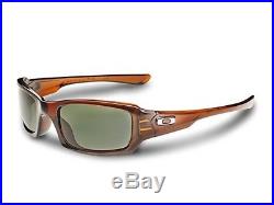 NEW Oakley Fives Squared Sunglasses, Rootbeer / Dark Grey OO9238-02