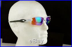 NEW Oakley Flak 2.0 Sunglasses Polished White / Prizm Golf Lens OO9271-1761