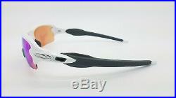 NEW Oakley Flak 2.0 sunglasses White Prizm Golf 9271-10 AUTHENTIC NIB G30 jacket