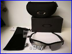NEW Oakley Flak Jacket XLJ Sunglasses, Jet Black / Black Iridium, 03-915