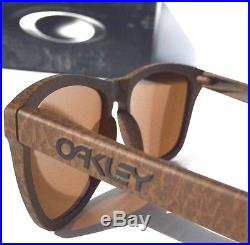 NEW Oakley Frogskins Tobacco w DARK Bronze Sunglass 9013-76 Golf Bike Run
