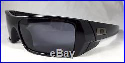 NEW Oakley GasCan Sunglasses Polished Black Frame/Grey Lens OO9014 AUTHENTIC