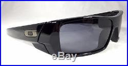 NEW Oakley GasCan Sunglasses Polished Black Frame/Grey Lens OO9014 AUTHENTIC