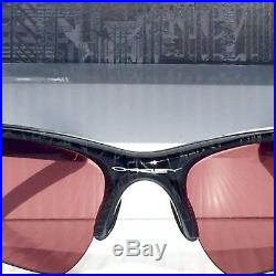 NEW Oakley HALF JACKET 2.0 BLACK TEXT GOLF Transistion Lens Sunglass 9154-11