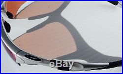 NEW Oakley Half JACKET 2.0 SILVER w G30 Iridium GOLF Lens Sunglass 9154-33 $180