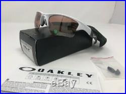 NEW Oakley Half Jacket 2.0 XL Pol. White Prizm Dark Golf OO9154-6362 Sunglasses