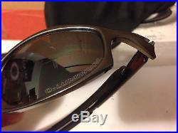 NEW Oakley Hatchet Wire O-Luminum Sunglasses, Pewter / Black Iridium, 05-883