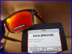 NEW Oakley Holbrook Sunglasses, Matte Olive Ink / Prizm Ruby Lens, OO9102-E7