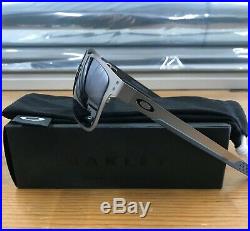 NEW Oakley Holbrook Sunglasses Metal Satin Chrome Black Iridium 004123-0355 Golf
