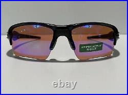 NEW! Oakley OO9188-05 Flak 2.0 XL Polished Black/Prizm Golf Sunglasses