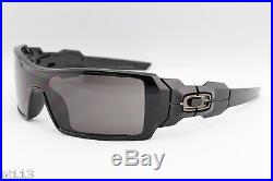 NEW Oakley Oil Rig Black Sport Cycling Surfing Golf Driving Sunglasses 03-460