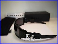 NEW Oakley Oil Rig Sunglasses Polished Black Ghost Text With black iridium, 24-058