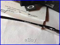 NEW Oakley Polarized C-Wire Polished Black / Black Iridium Polarized OO4046-01