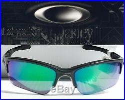 NEW Oakley QUARTER JACKET Black w JADE Iridium Lens GOLF PRIZM Sunglass