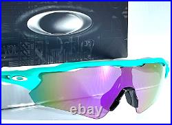 NEW Oakley RADAR EV PATH Matte Celeste POLARIZED Galaxy Violet Sunglass 9208
